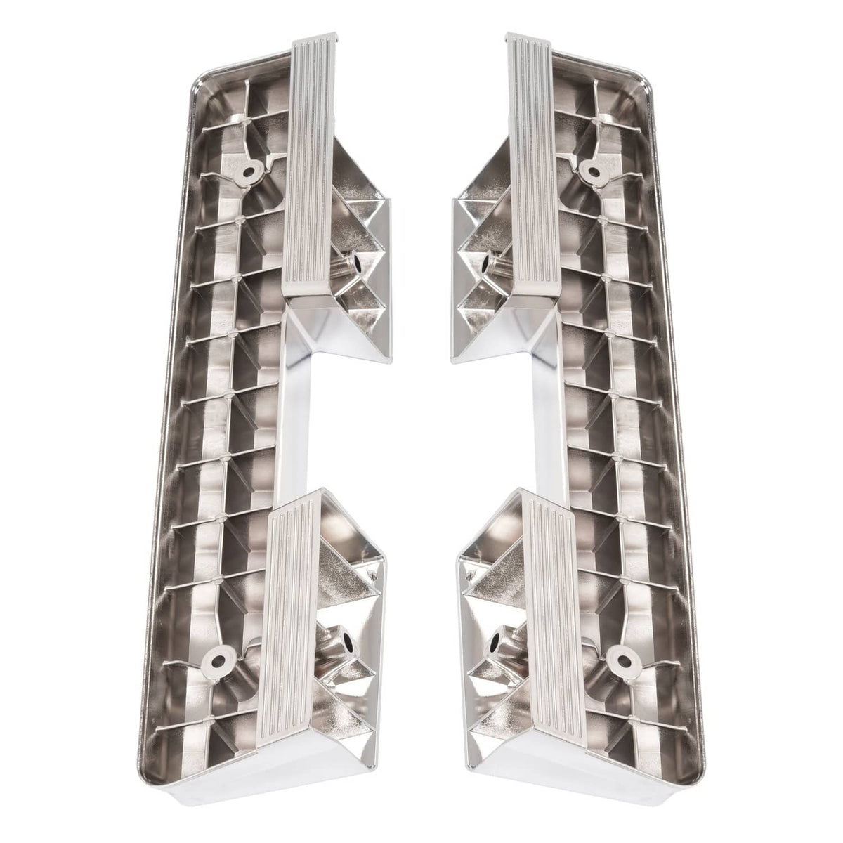 Solid Spare Chrome Front Arm Rest Base Pair LH RH For 1962 1963 1964 Chevrolet Impala