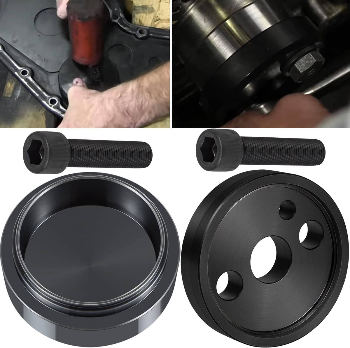 Solid Spare 5046 & 1338 Front Crankshaft Seal Installation Tool for Cummins 3.9L 5.9L 6.7L
