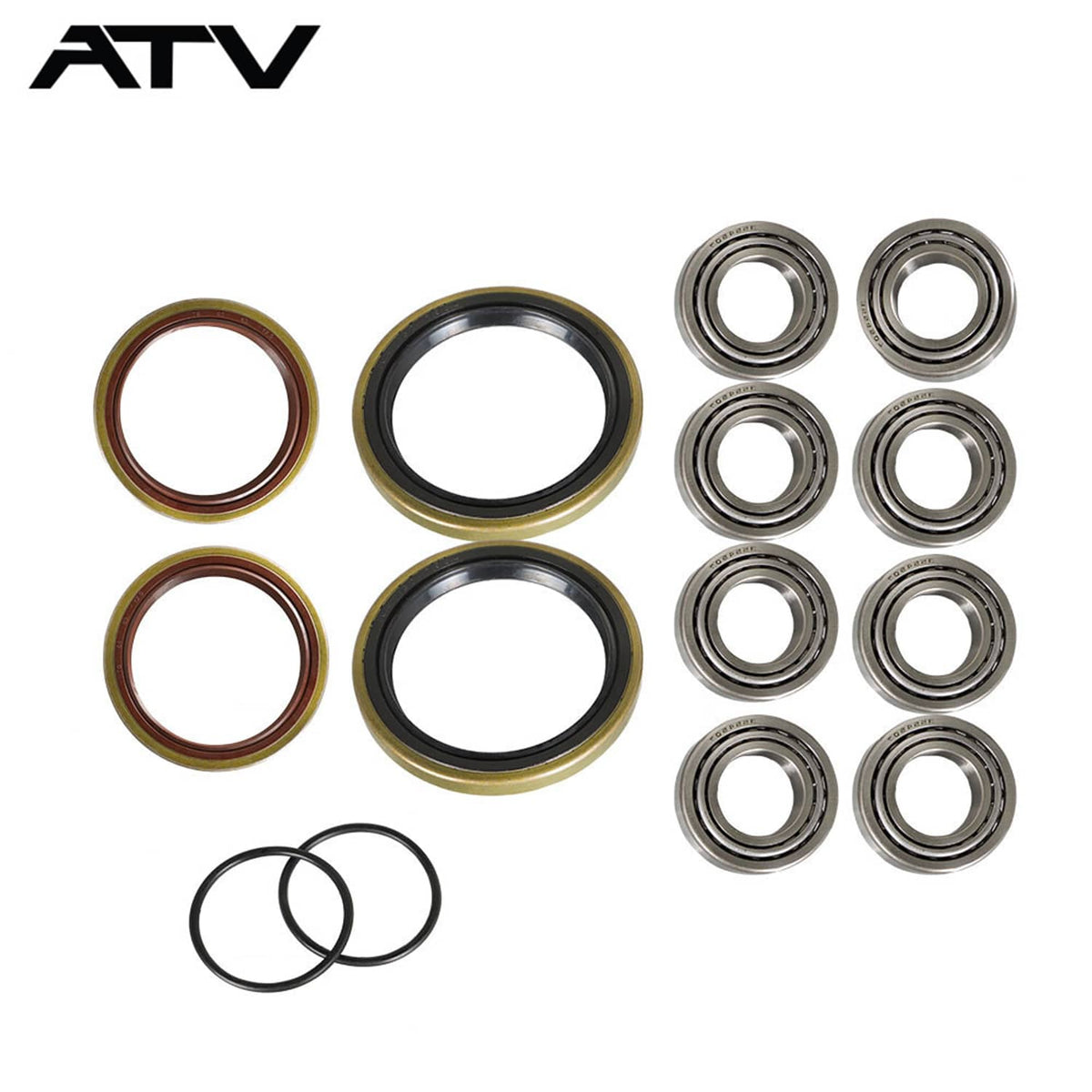 Solidspare For Polaris 400L Big Boss 6X6 Front wheel bearings & seals kit 1995 1996 1997