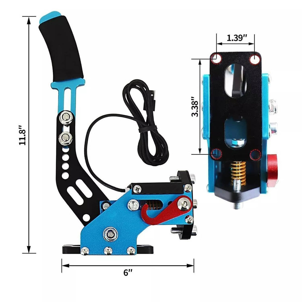 Solidspare 64 Bit USB PC Handbrake SIM for Racing Games G25/27/29 T500 T300 G923 G920 New