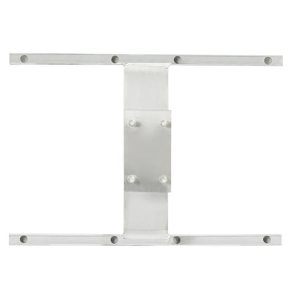 Solidspare Aluminum H-Mount Trailer Spare Tire Carrier For 6-Lug Wheels w/Mounting Hardware