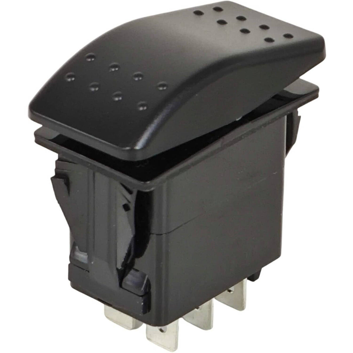 Solid Spare Non-Illuminated Momentary Rocker Switch VLD1S00B-AZC00-000 DPDT 20A 12VDC Sealed