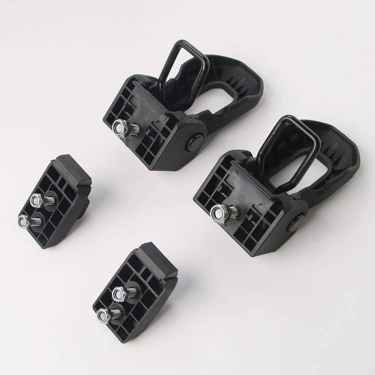Solid Spare 2x Hood Lock Catch Bracket Latch Buckle For Jeep Wrangler JK JL JT 07-23 Sport