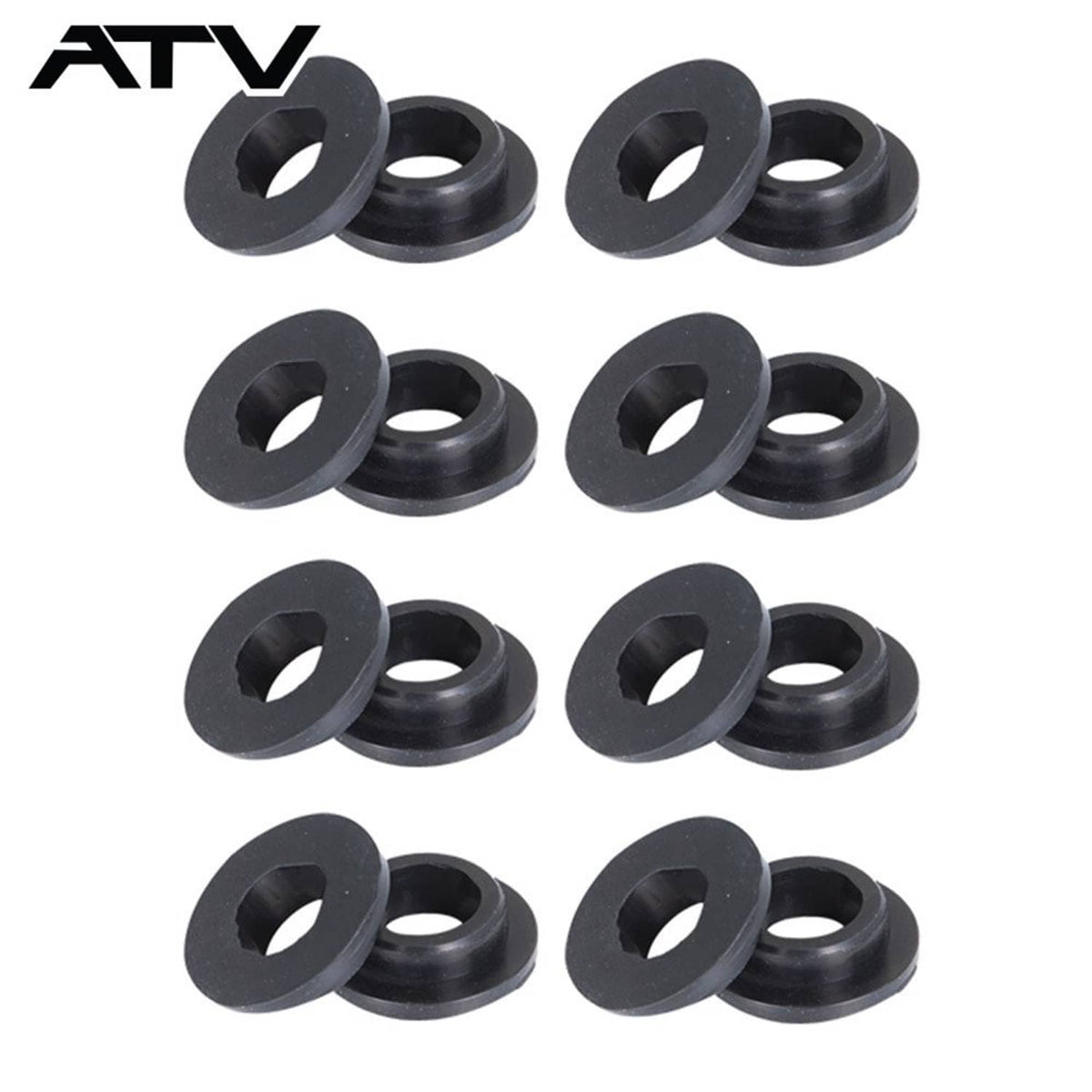 Solidspare 16 pieces Delrin Shock Bushing set Fit For Arctic Cat replaces 0604-310 USA