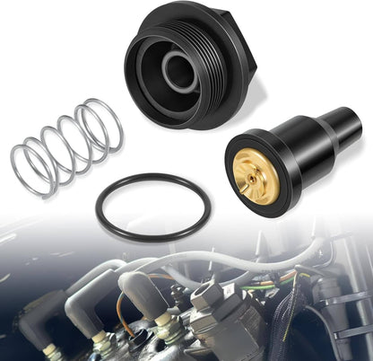 Solidspare Johnson Evinrude OMC OEM Thermostat And Cover Assembly, 0435597