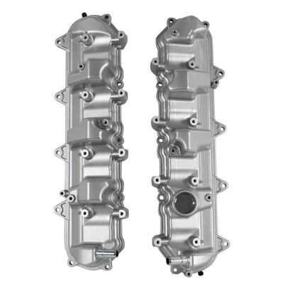 Solidspare 2PCS Aluminum Valve Cover with Gasket For Chevy Silverado 1500 Tahoe 2014-2020