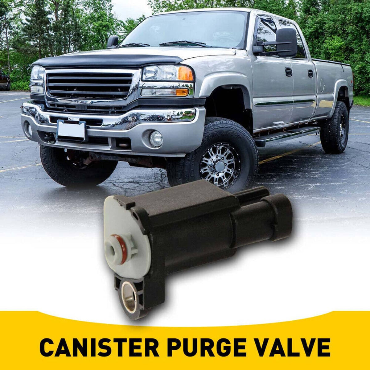 Solidspare EVAP Vapor Canister Purge Solenoid Valve For Cadillac Chevy Silverado GMC Sierra