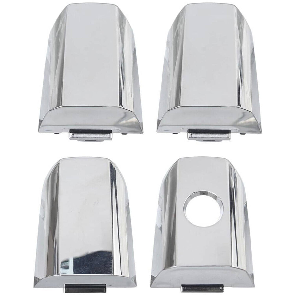 Solidspare Set of 4 Exterior Door Handle 2014-2017 Fit For Chevrolet Silverado 1500 Chrome