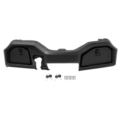 Solidspare For Yamaha Drive2 Drive 2 2017-Up Black Golf Cart Dashboard Dash Cover W/Key