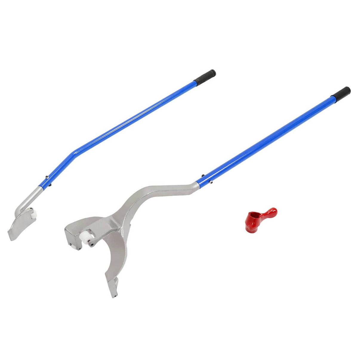 Solid Spare 17.5" TO 24.5" TUBELESS TRUCK TIRE CHANGER MOUNT DEMOUNT TOOL W/BEAD KEEPER BLUE