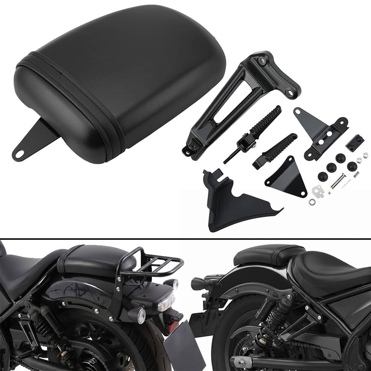 Solidspare For Honda Rebel 1100 CMX1100 2021-2024 2025 Passenger Seat & Footpegs W/ Bracket