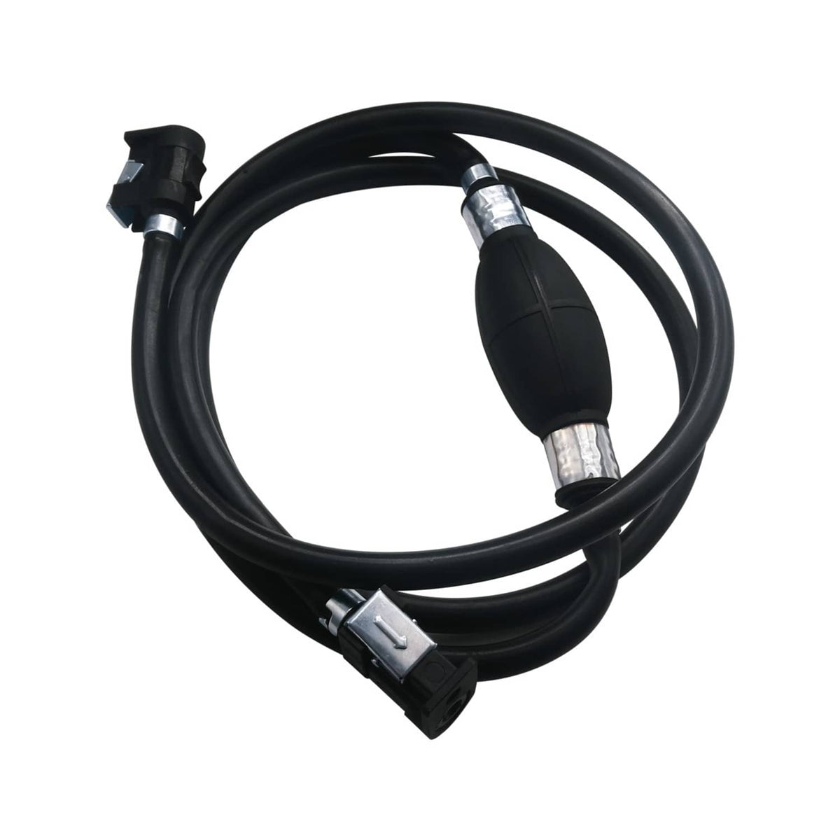 Solid Spare Outboard Boat Motor Fuel Line Hose With Primer Bulb and Connectors 5/16 " Yamaha