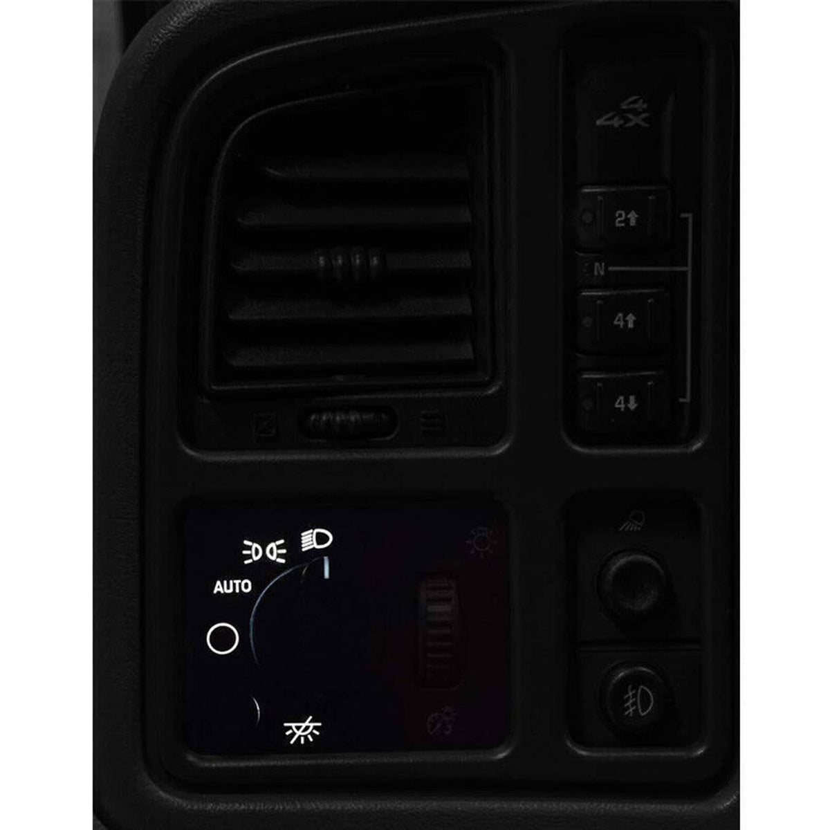 Solidspare LED Headlight Switch For 2003-2006 Chevy Silverado Suburban Tahoe Sierra Black