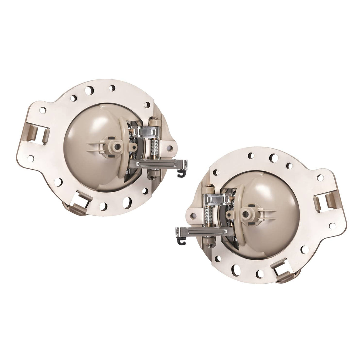 Solid Spare For Jeep Commander 2006-2010 Silvery & Tan Inside Inner Door Handle Chrome