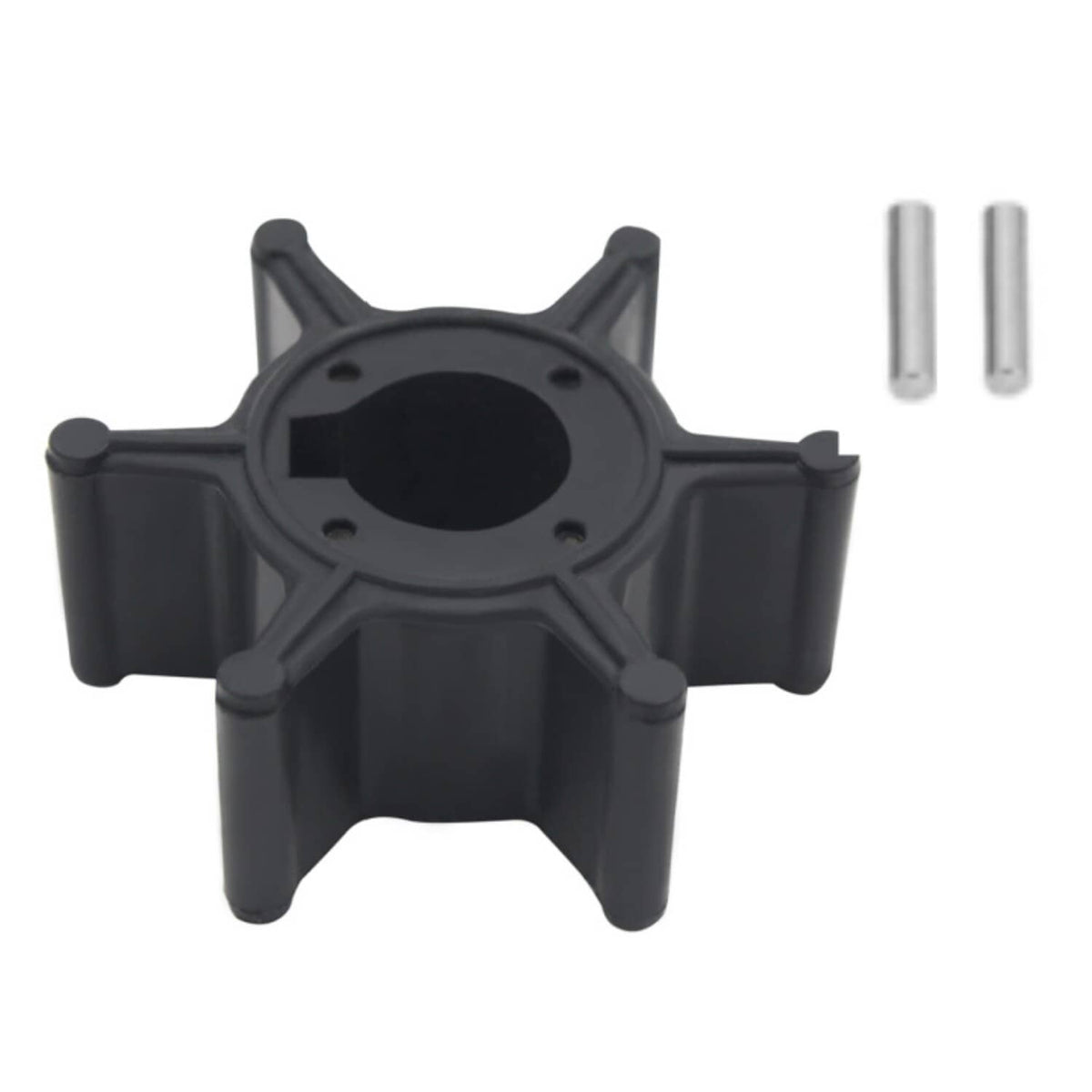 Solid Spare 6L5-44352-00 Water Pump Impeller 3AMS With Pin For Yamaha 4-Str 2.5HP Outboard