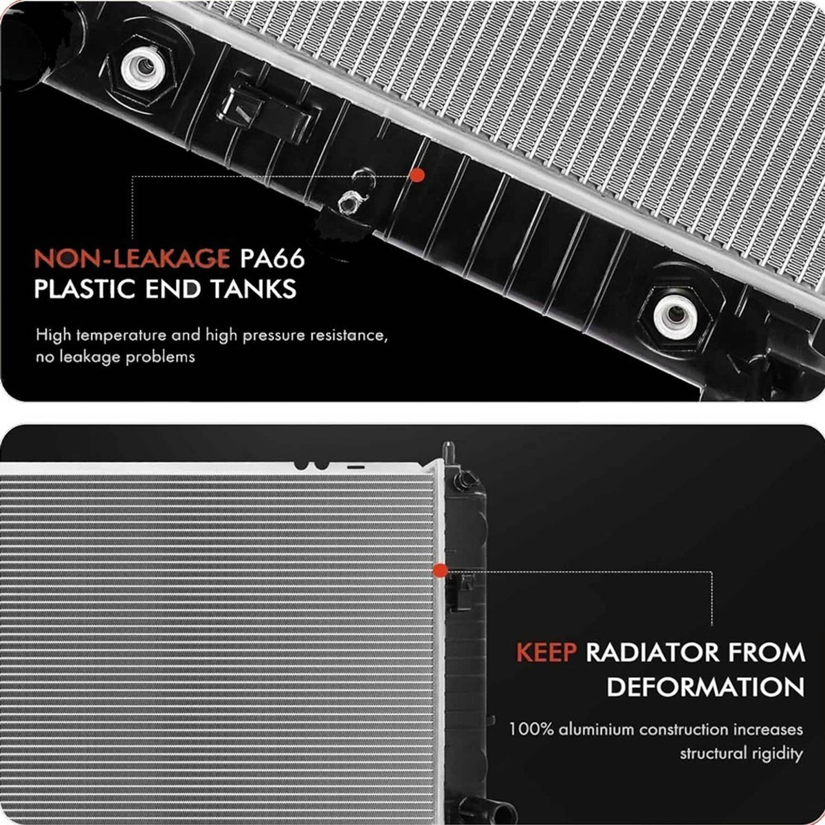 Solidspare Radiator for 2007-2013 Chevrolet Avalanche 5.3L 6.0L CU2423 Aluminum 34" Core