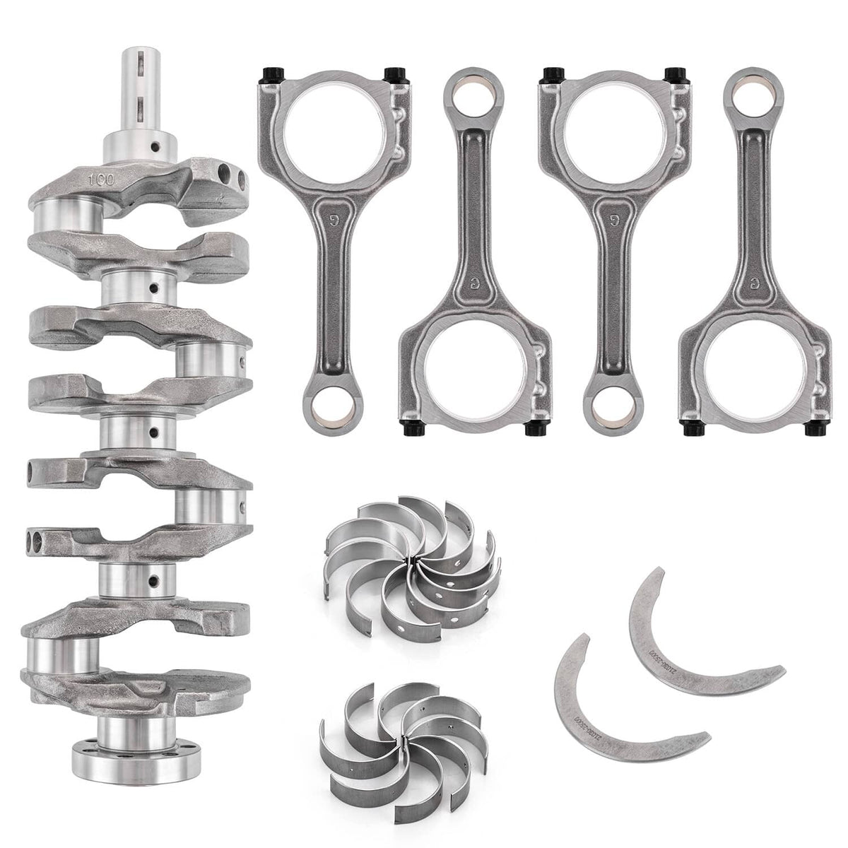 Solidspare Crank Shafts Connecting Rod Bearing Kit for Hyundai Santa Fe Sport 2.4L 2013-18