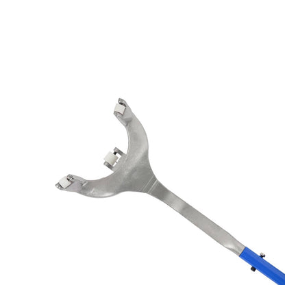 Solid Spare 17.5" TO 24.5" TUBELESS TRUCK TIRE CHANGER MOUNT DEMOUNT TOOL W/BEAD KEEPER BLUE