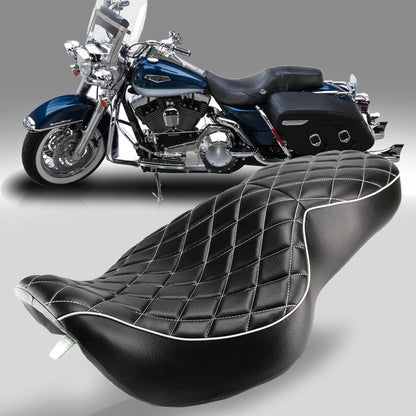 Solidspare Driver Passenger Seat Two-up For Harley Touring Road King 1997-2007