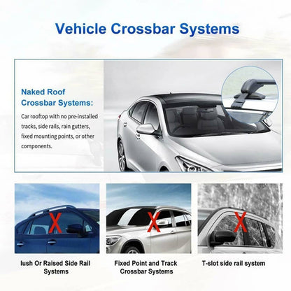 Solidspare For Toyota Corolla Hatchback Car Top Roof Rack Cross Bar Luggage Cargo Carrier