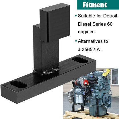 Solid Spare Cam Gear Retaining Tool J-35652-A for Detroit Diesel 60 Series Alt to OEM M30116