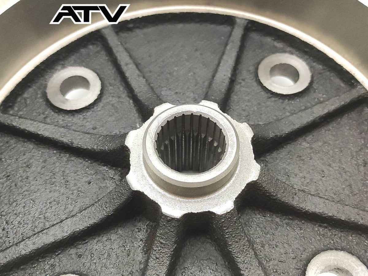 Solidspare 41038-1345 41038-0034 REAR BRAKE DRUM FOR KAWASAKI MULE 3000 3010 4000 4010 USA