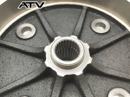 Solidspare 41038-1345 41038-0034 REAR BRAKE DRUM FOR KAWASAKI MULE 3000 3010 4000 4010 USA