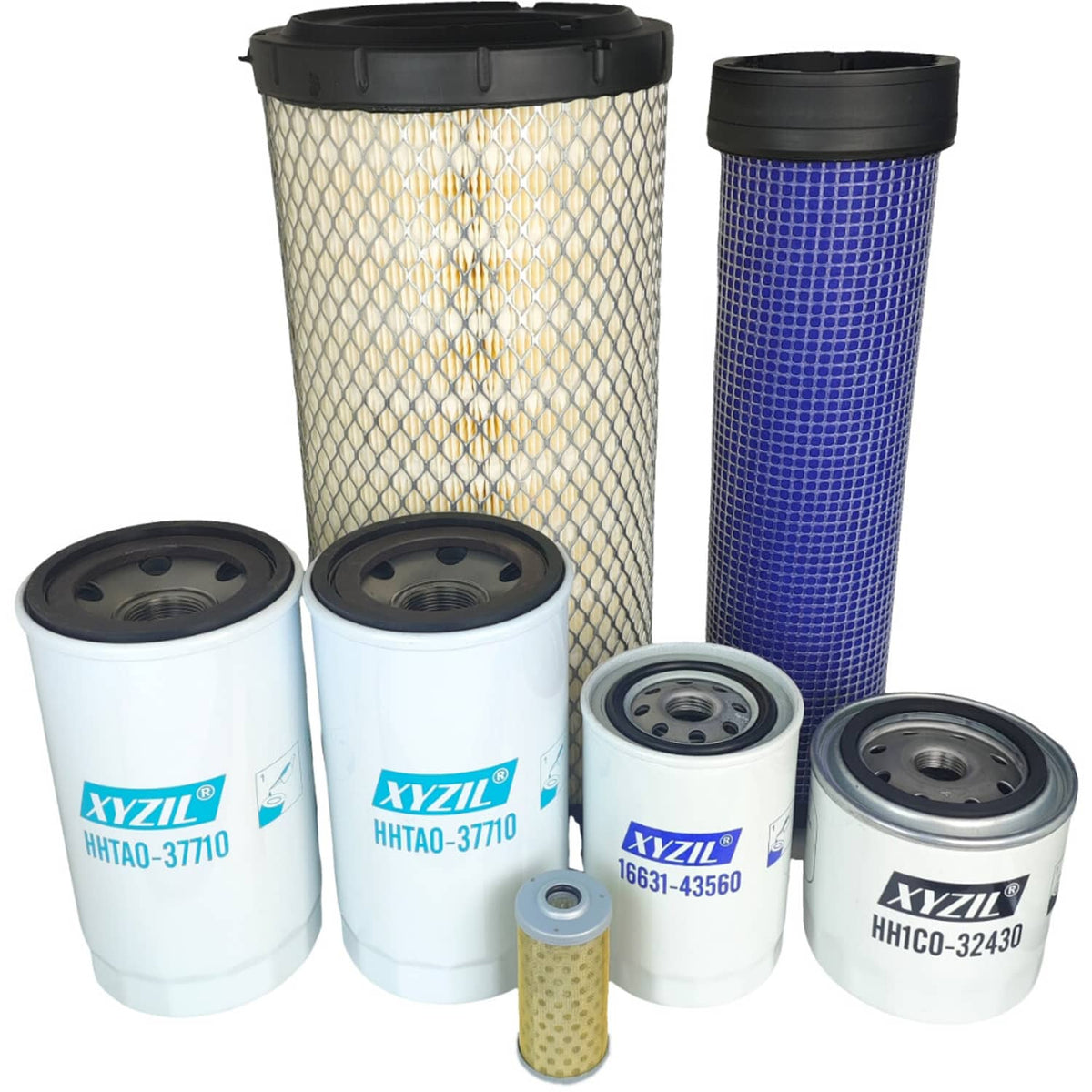 Solid Spare Maintenance Filter Kit Fit for Kubota M95 M8540 M105 M9540 Series w/ V3800DI-T