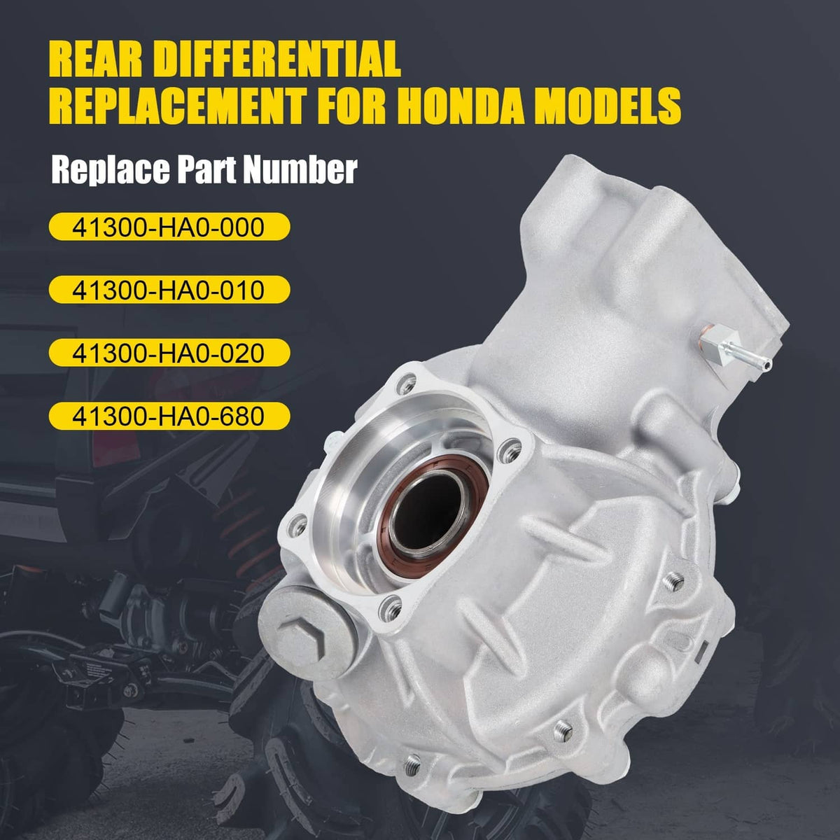 Solidspare Rear Differential Gear Case Fits Honda Fourtrax Big Red 250 41300-HA0-680