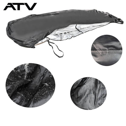 Solidspare Utility Vehicle Cover Storage For Honda Pioneer 500 700 700-4 Deluxe Black 300D