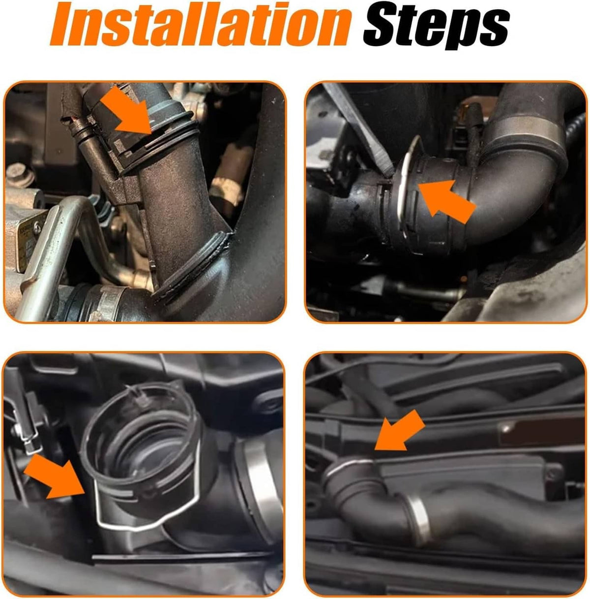 Solidspare For BMW Radiator Hose Retaining Spring Clip Clamp 0.87in 1.07in 1.83in U” shape