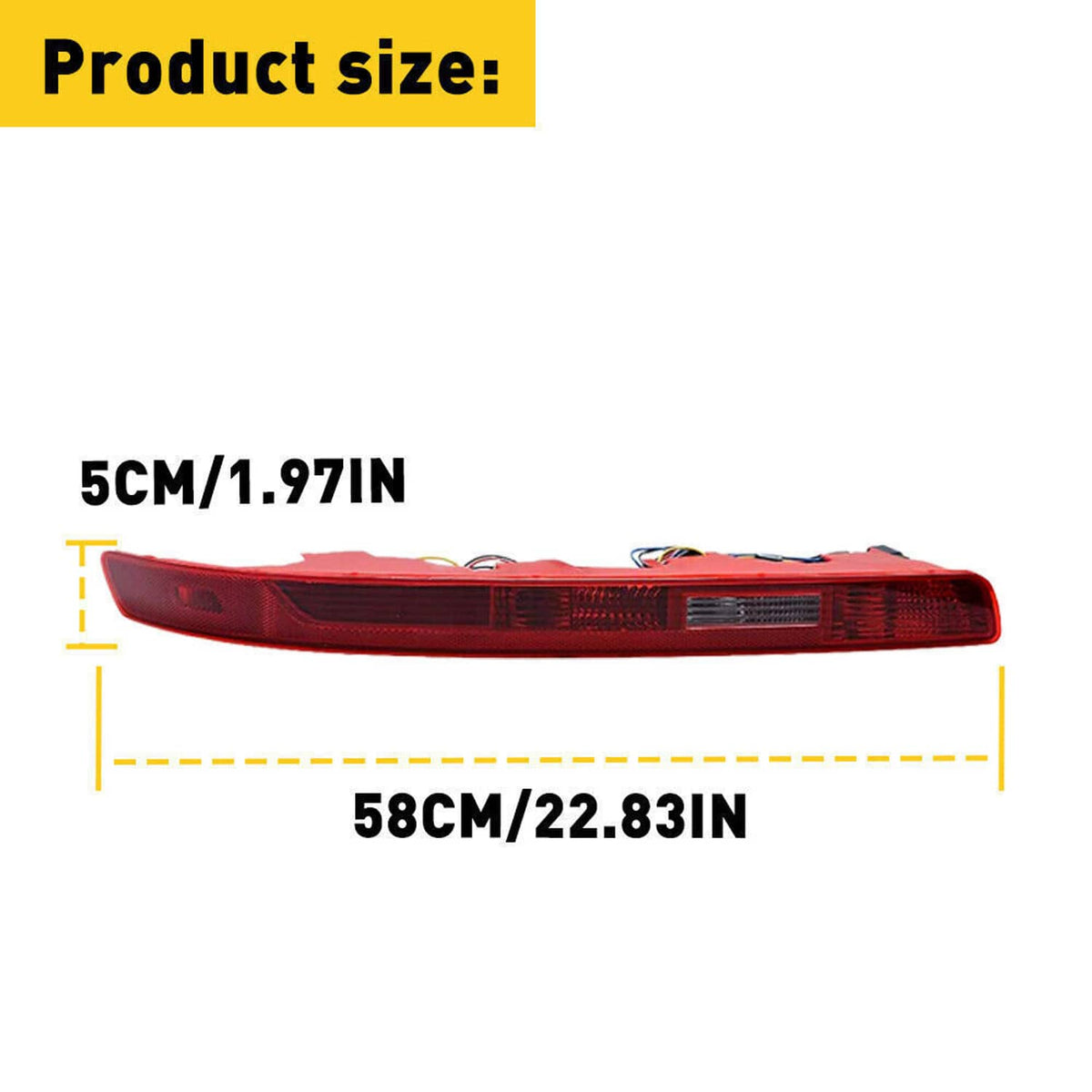 Solidspare Lower Tail Fog Brake Lamp Left Driver Rear Bumper Light For 18-21 Audi Q5 New