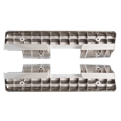 Solid Spare Chrome Front Arm Rest Base Pair LH RH For 1962 1963 1964 Chevrolet Impala