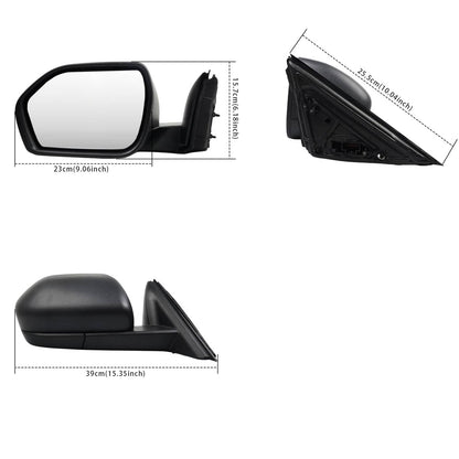 Solidspare New Left Power Mirror For 2020-2024 Ford Explorer w/ Power Heated Manual Folding