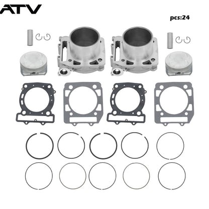 Solidspare Cylinder Kit Front Rear For HISUN 800  Qlink MASSIMO 800cc YS800 MSU800 UTV ATV
