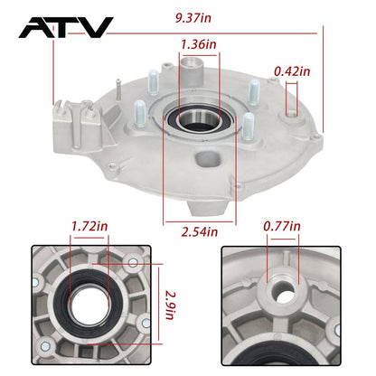 Solidspare 1988-2000 For Honda TRX 300 2x4 4x4 Fourtrax ATV Rear Wheel Brake Drum