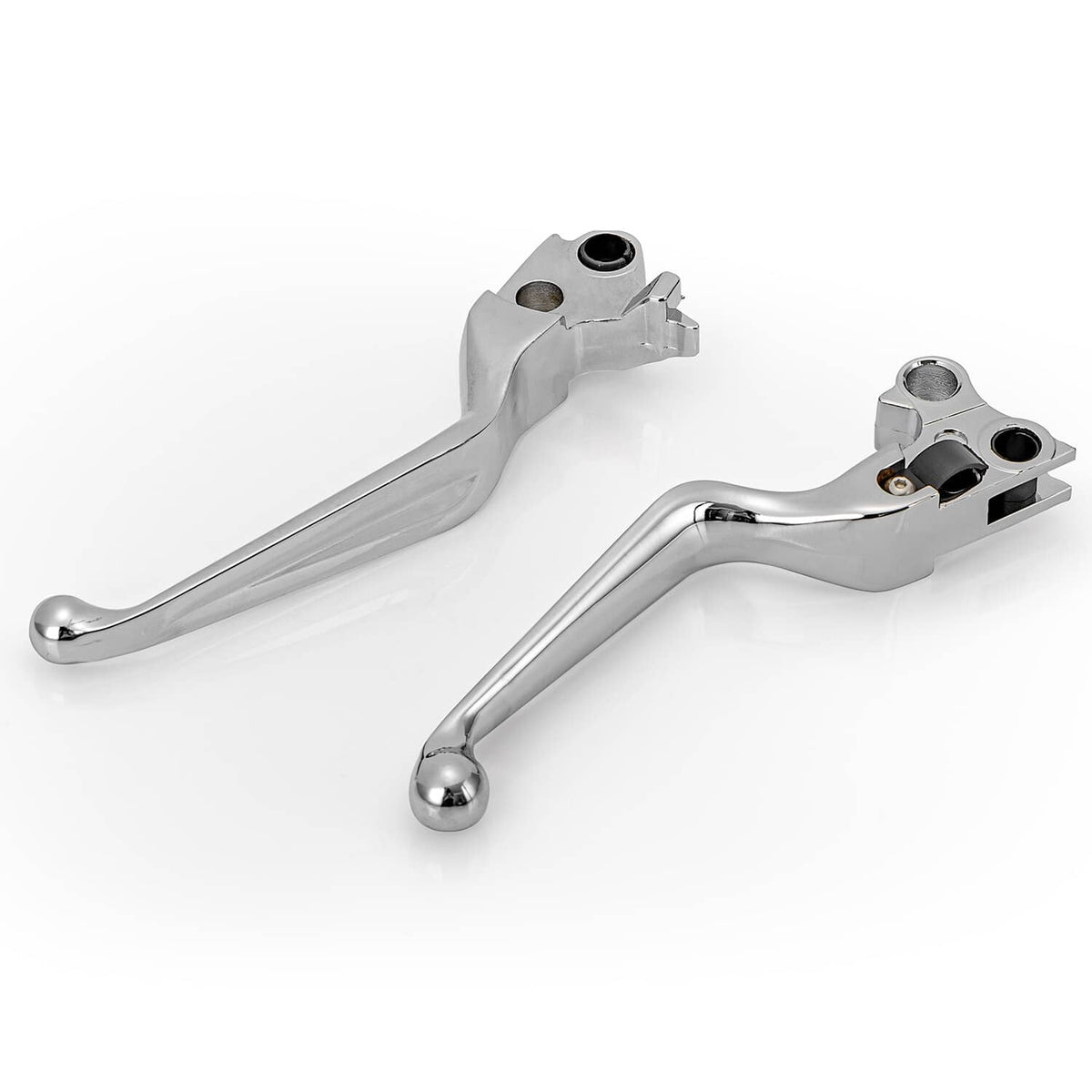 Solidspare Chrome Wide Hand Levers for Harley Sportster Softail Dyna Street Glide Road King