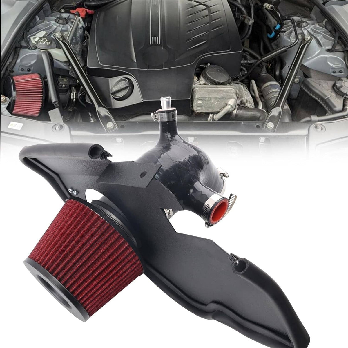 Solidspare Cold Air Intake System For 2010-2016 BMW 535i 535i xDrive F10 F11 N55 3.0T Turbo