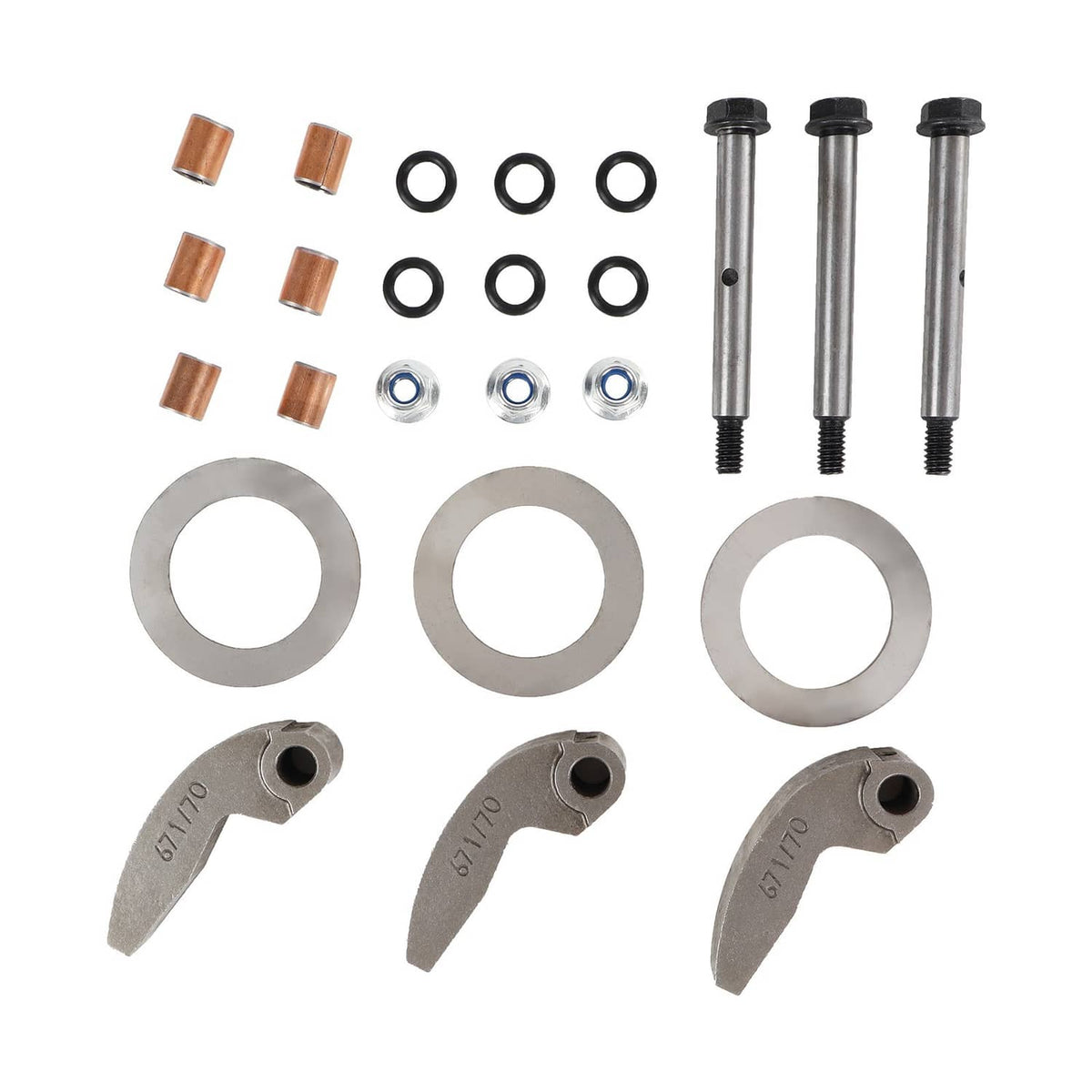 Solidspare Primary Drive Clutch Rebuild Kit 4639-674 0646-671 0746-671 for Arctic Cat