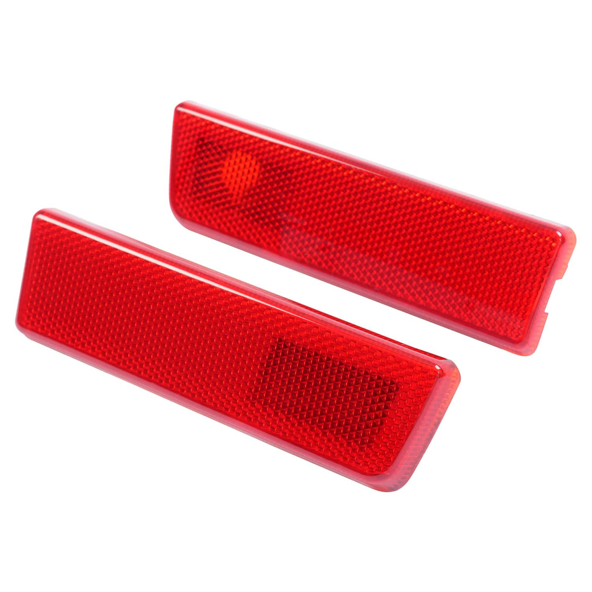 Solid Spare Rear Red Bumper Side Marker Lights Lamp Reflector For Ford Transit Connect 10-13