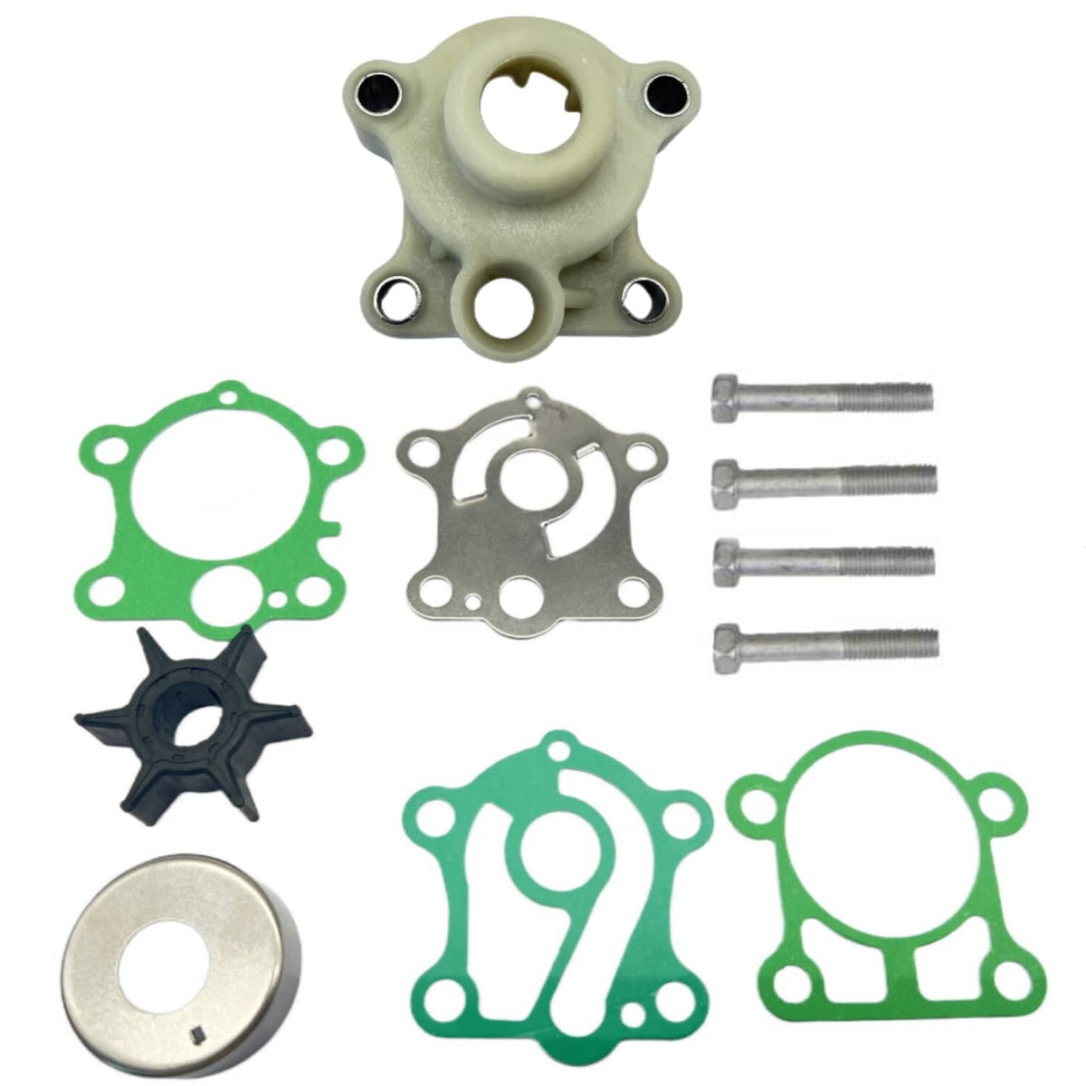 Solid Spare Water Pump Impeller Service Kit 6H4-W0078 for Yamaha 2 Stroke 40hp 50hp Outboard
