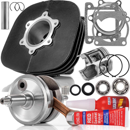 Solidspare 66mm Top End Piston Cylinder & Crank Motor Gaskets Seal Kit For Yamaha YFS200