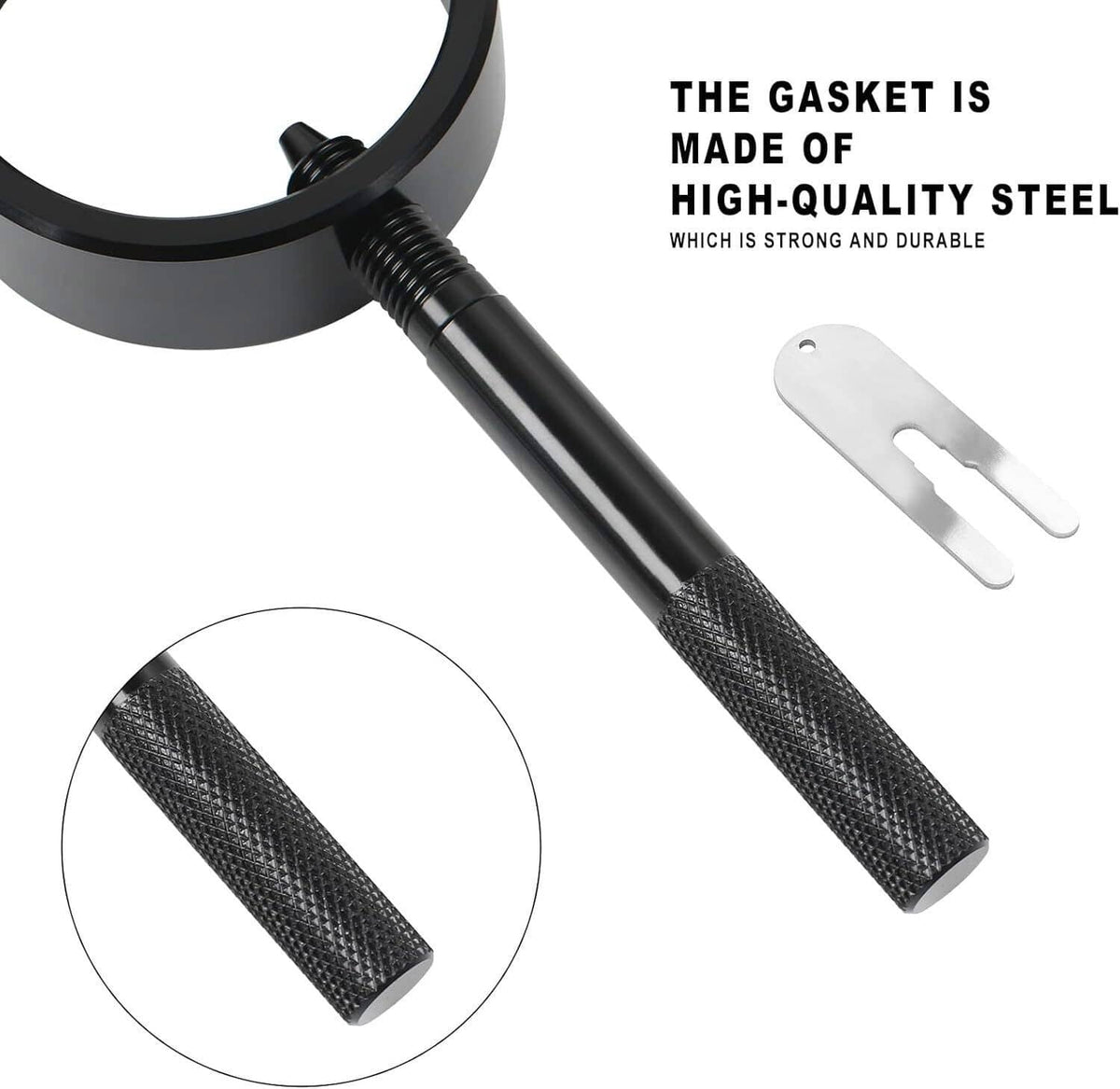 Solidspare Universal Motorcycle Fork Spring Compressor Tool and Fork Oil Level Tool Kit
