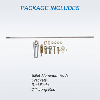 Solidspare Universal Adjustable Column Shift Linkage Kit 400 350 700R4 GM Transmissions