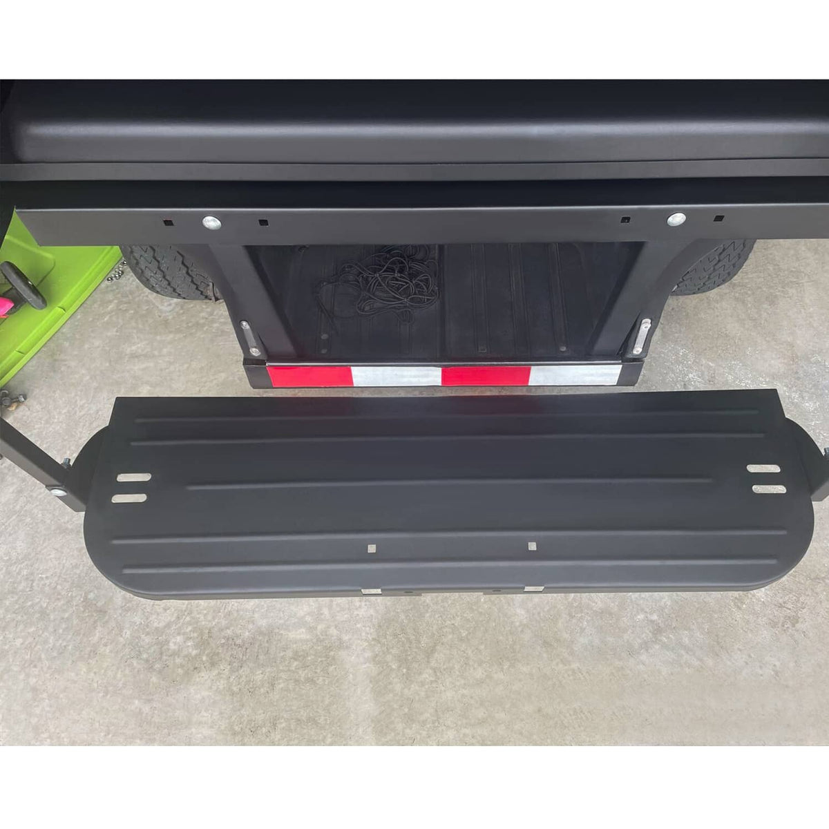 Solidspare Golf Cart Flip Folding Rear Back Seat Kit Black For EZGO Marathon Pre-1994