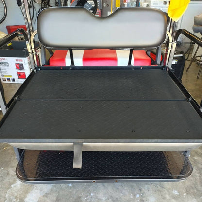 Solidspare For 2000-2013 Club Car DS Golf Cart Flip Folding Rear Seat Kit Back Seat