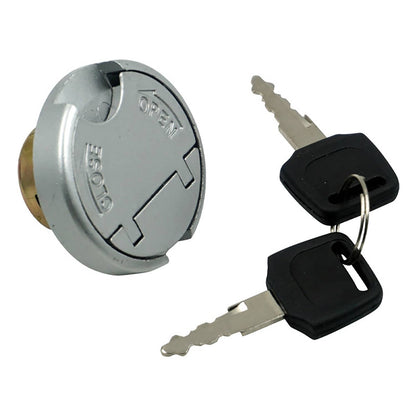 Solidspare Ignition Switch Key Lock Gas Tank Cap Set Compatible for GY6 50cc Scooter Moped