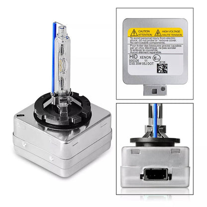 Solidspare 2Pcs New OEM D3S 6000k 66340 66340HBI 42403 42302 Hid Xenon Headlight Bulbs Set