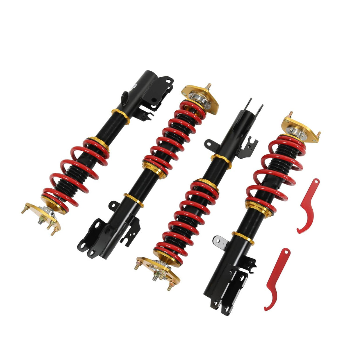 Solidspare Coilovers Suspension Struts lowering Kit Adj Height For LEXUS ES300 1997-2001