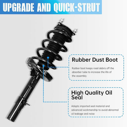 Solidspare Pair Front LH+RH Shock Absorbers w/Electric For 2017-2020 Acura MDX 51610TRXA03